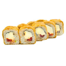 Ролл Томаго (Японский блинчик,икра масаго,мягкий сыр)